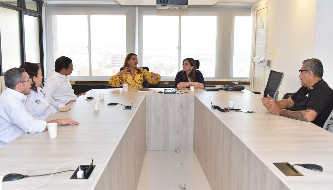 Reunión para coordinar la capacitación.
