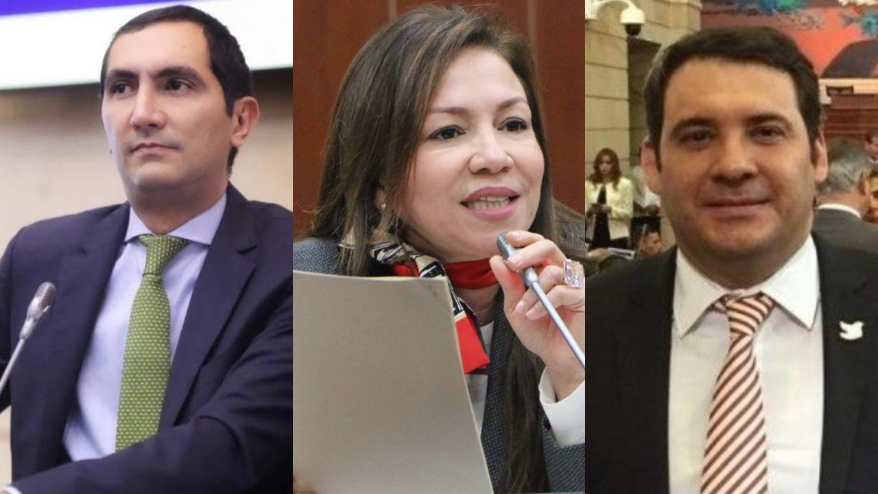 David Barguil, Sandra Villadiego y Raymundo Méndez.