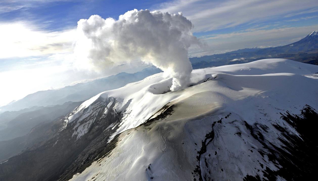 Volcán Nevado del Ruiz.