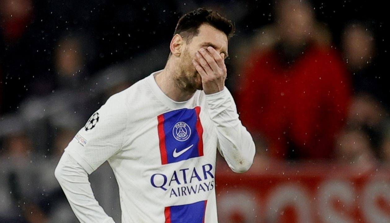 Lionel Messi volvió a fracasar en su intento de ganar la Champions con el PSG