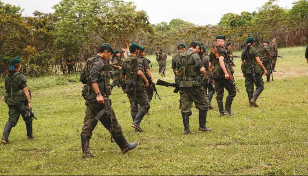 Imagen de disidencias de las FARC.