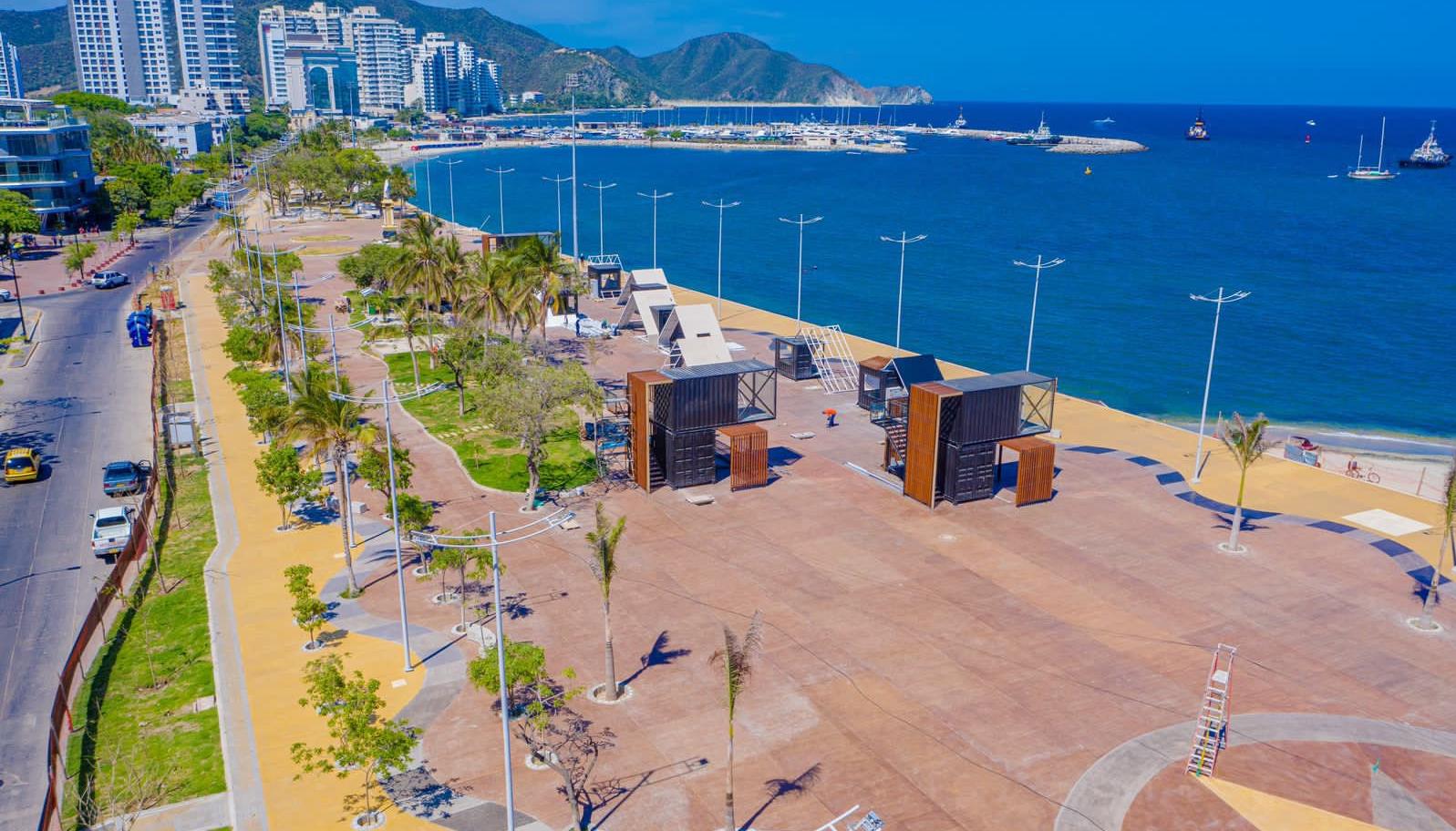 El Camellón de la Bahía, uno de los sitios turísticos de Santa Marta