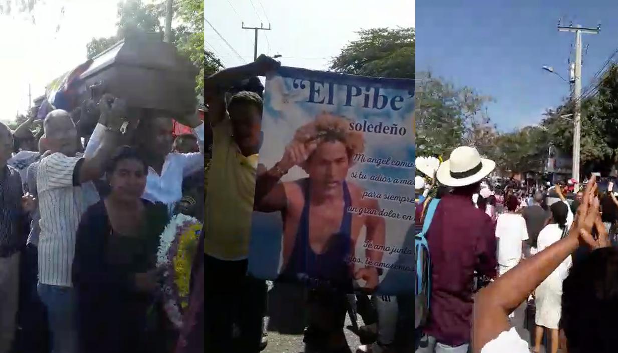 Sepelio de 'El Pibe soledeño'