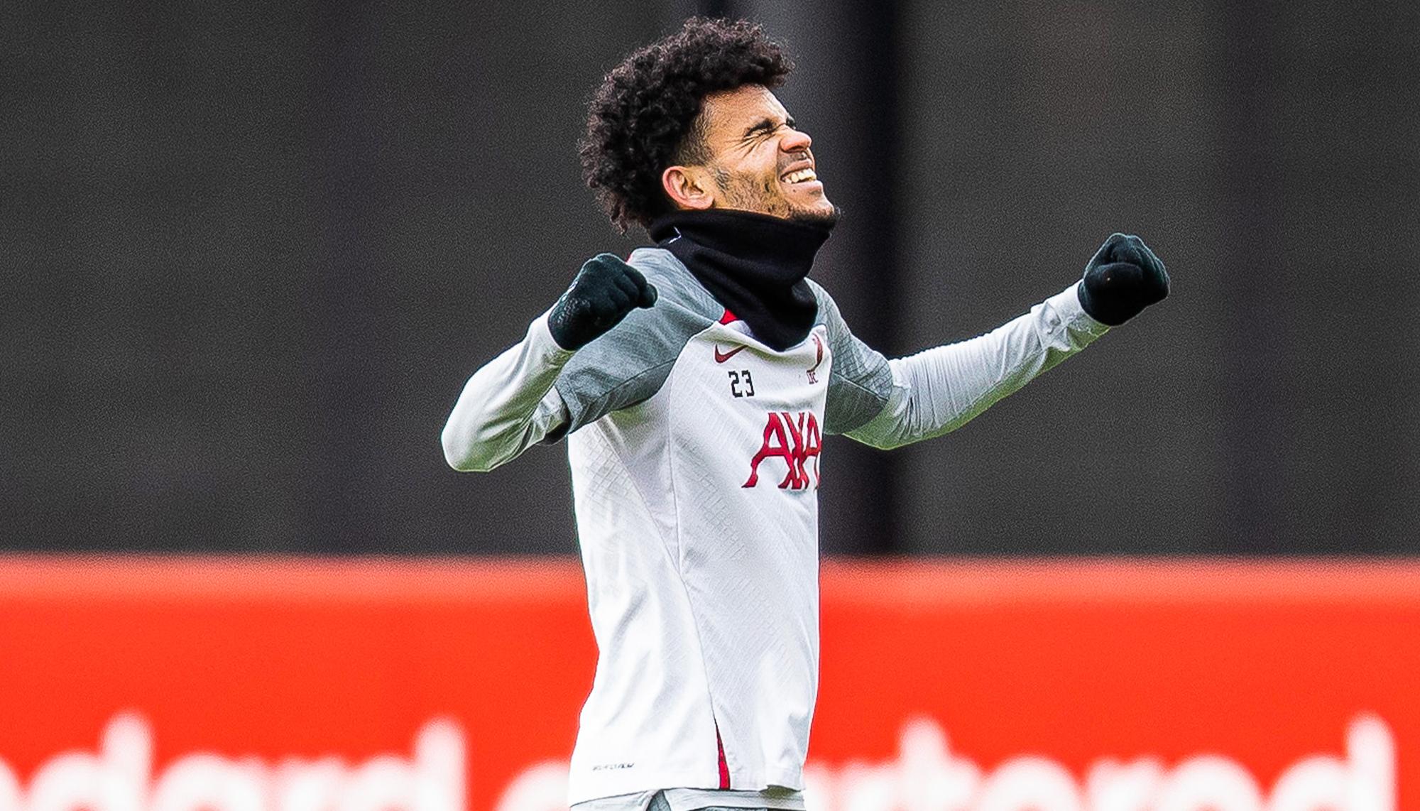 Luis Díaz no juega con el Liverpool desde octubre. 