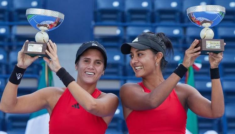 María Paulina Pérez y Yuliana Lizarazo, campeonas en Monterrey. 