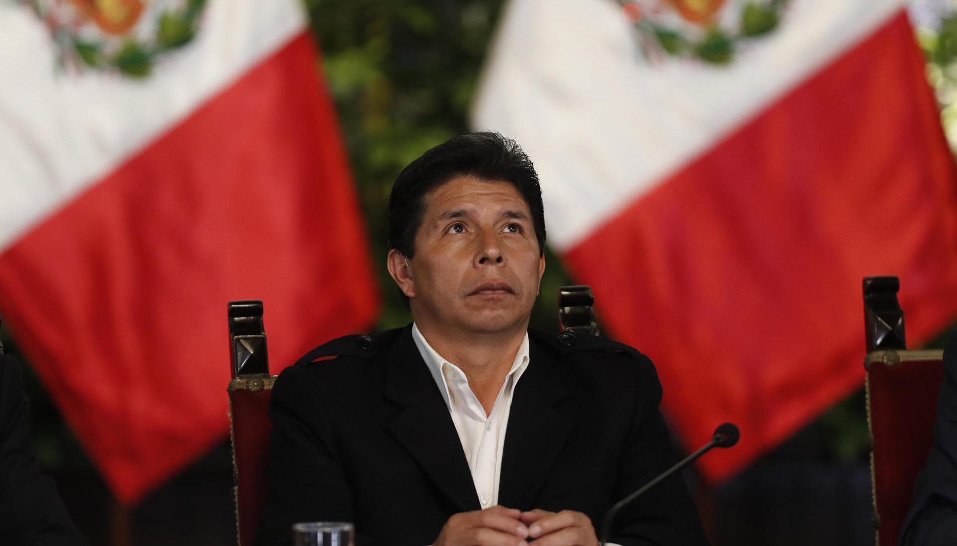 El expresidente Pedro Castillo en una imagen de archivo.