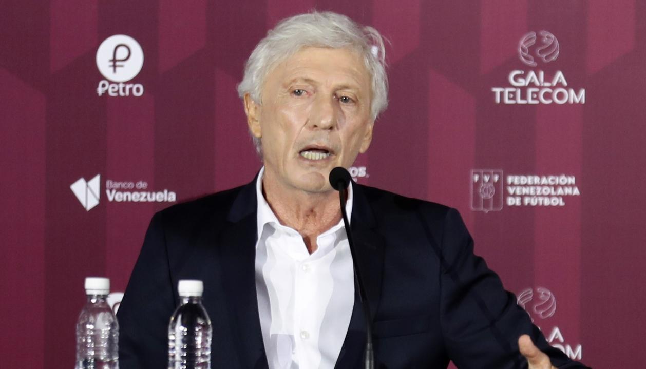 José Pékerman duró un año y tres meses al frente de la selección venezolana.