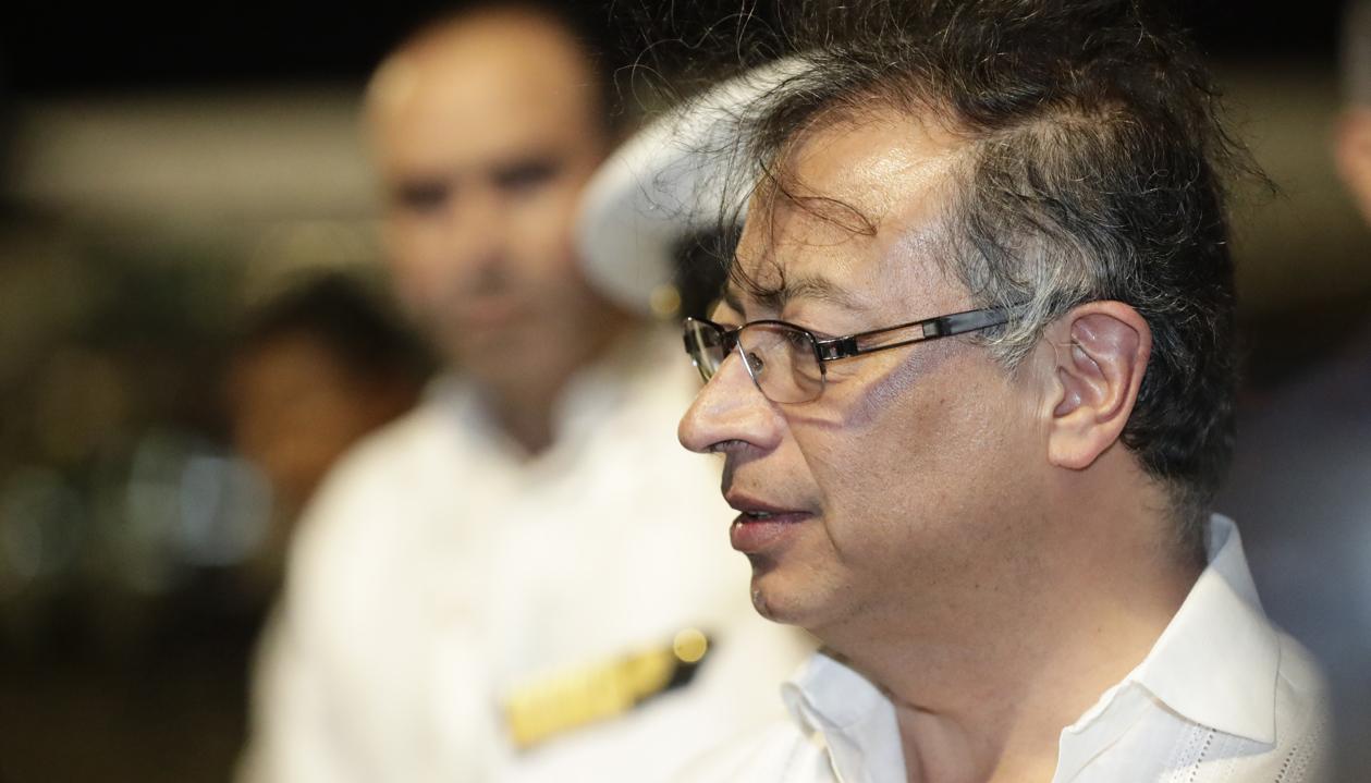 El presidente de Colombia, Gustavo Petro
