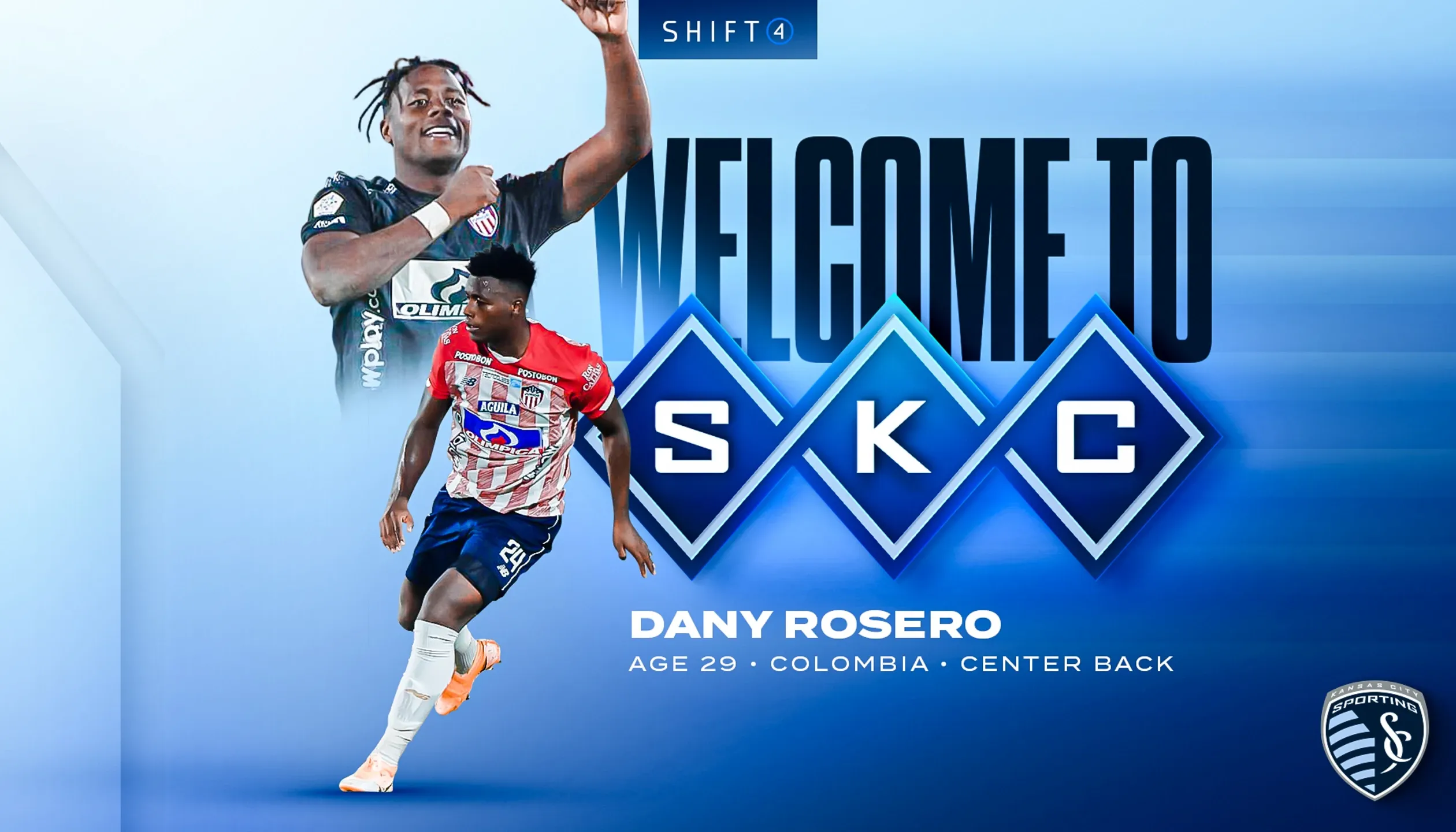 La bienvenida del Sporting Kansas City a Dany Rosero. 