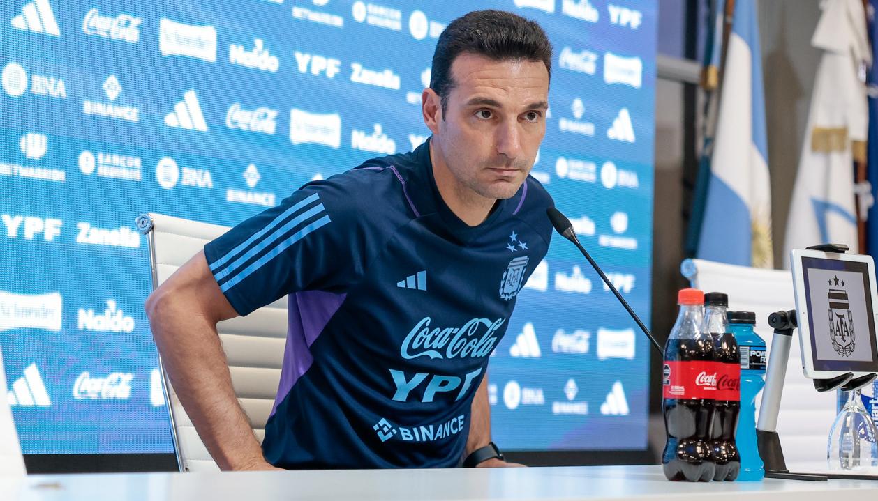Lionel Scaloni, técnico de la selección Argentina.