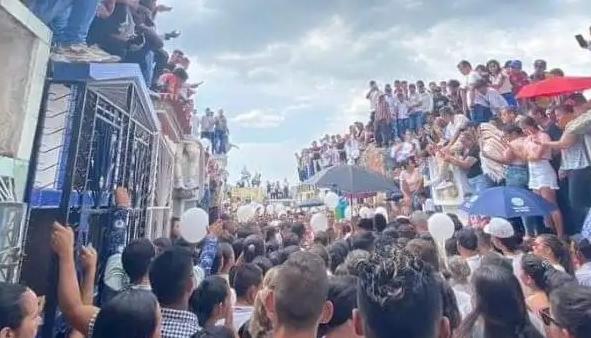 El sepeilio de Yeison Jácome en Pailitas fue masivo.