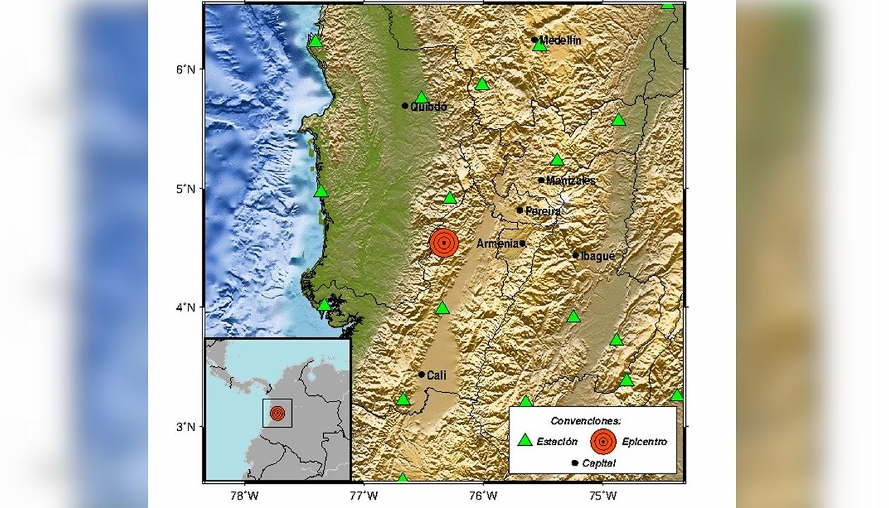 Temblor en el Valle del Cauca