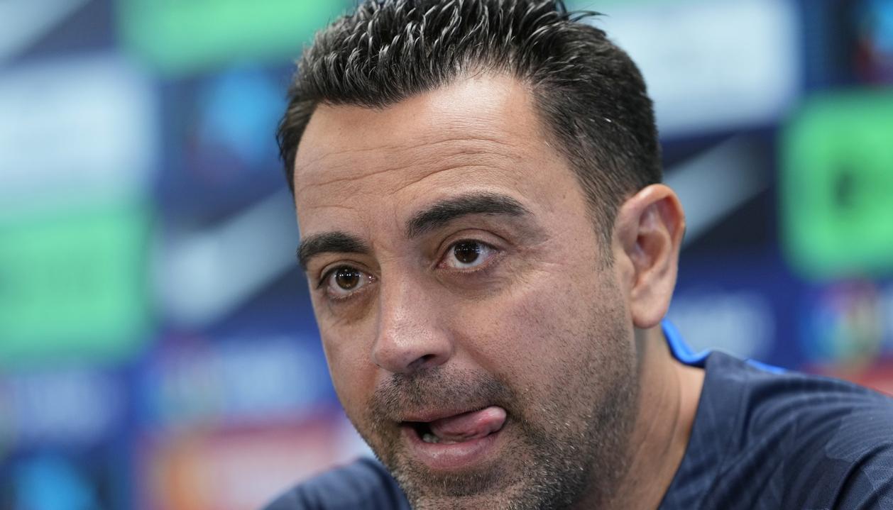 Xavi Hernández, entrenador del Barcelona. 