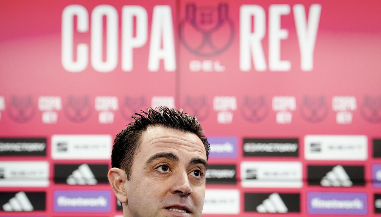 Xavi Hernández, entrenador del Barcelona. 