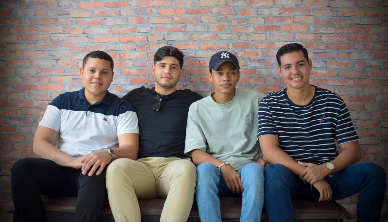  Carlos Manjarrés, Deimer Espinoza, Jesús Ruiz y Joel Yepes, de la Fundación ‘Colibre think tank’ 