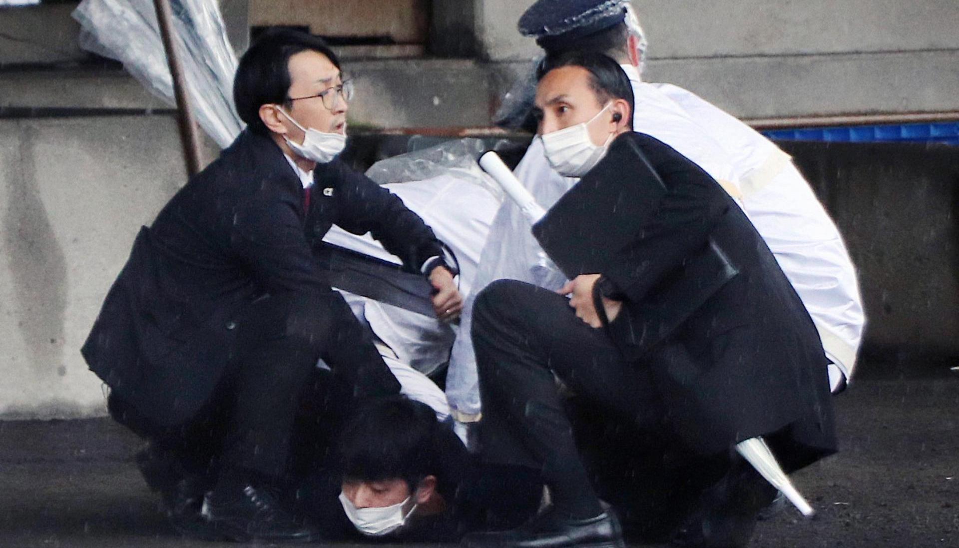 Arresto de sospechoso de ataque a Fumio Kishida