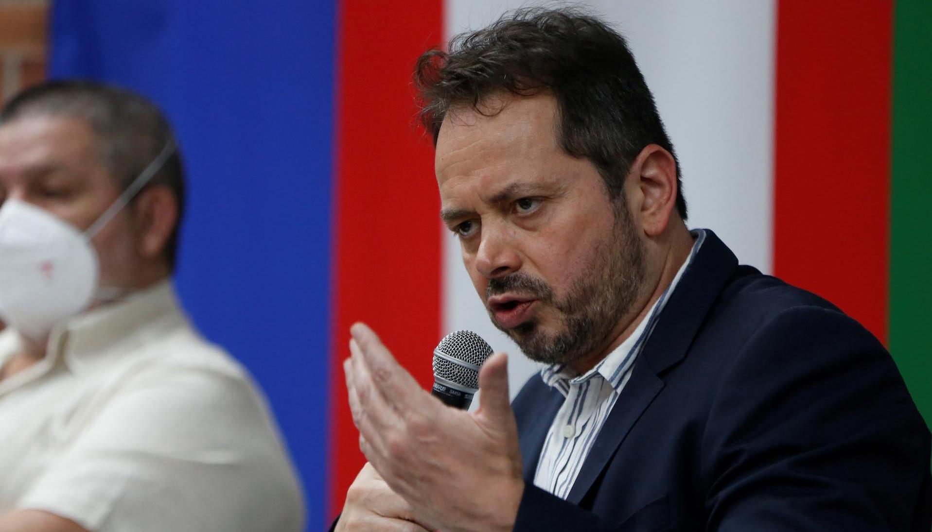 Carlos Ruiz Massieu jefe de la misión de verificación de la ONU en Colombia.