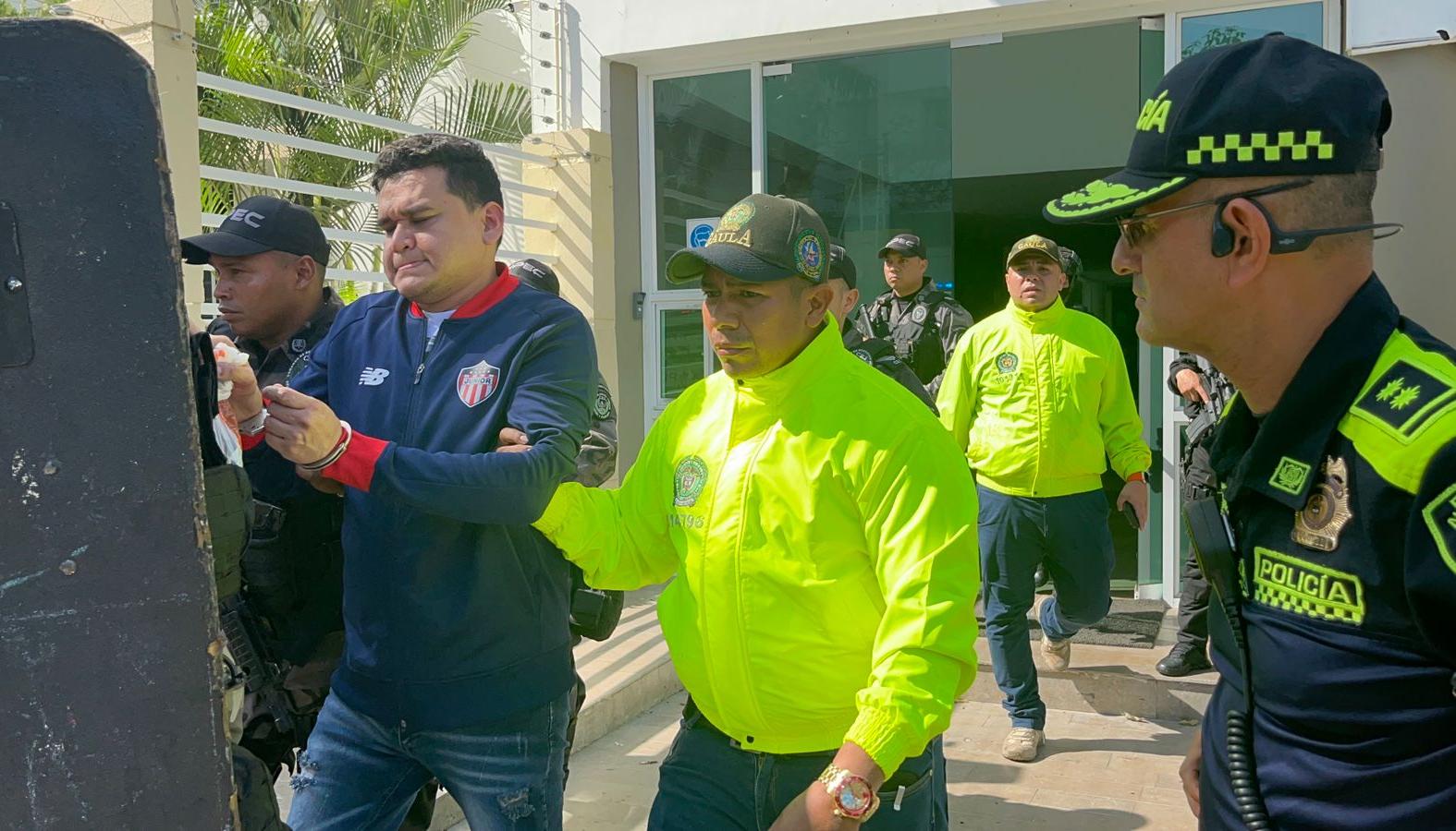 Digno Palomino cuando es trasladado a la Penitenciaría El Bosque.