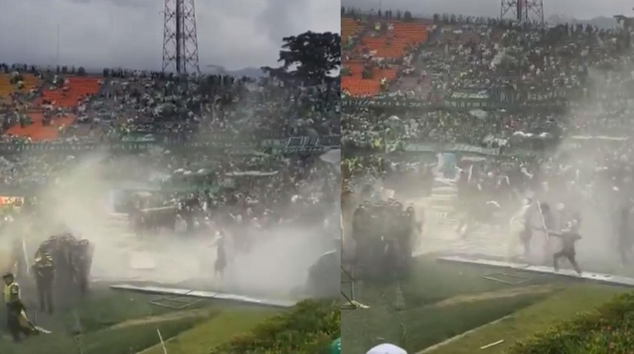 Desmanes en el Atanasio Girardot
