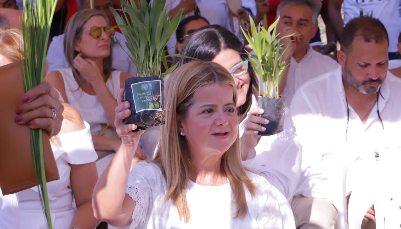 Elsa Noguera el Domingo de Ramos