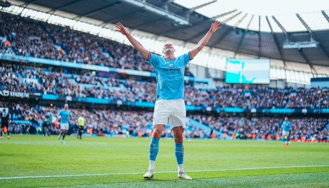 Erling Haaland, celebra
