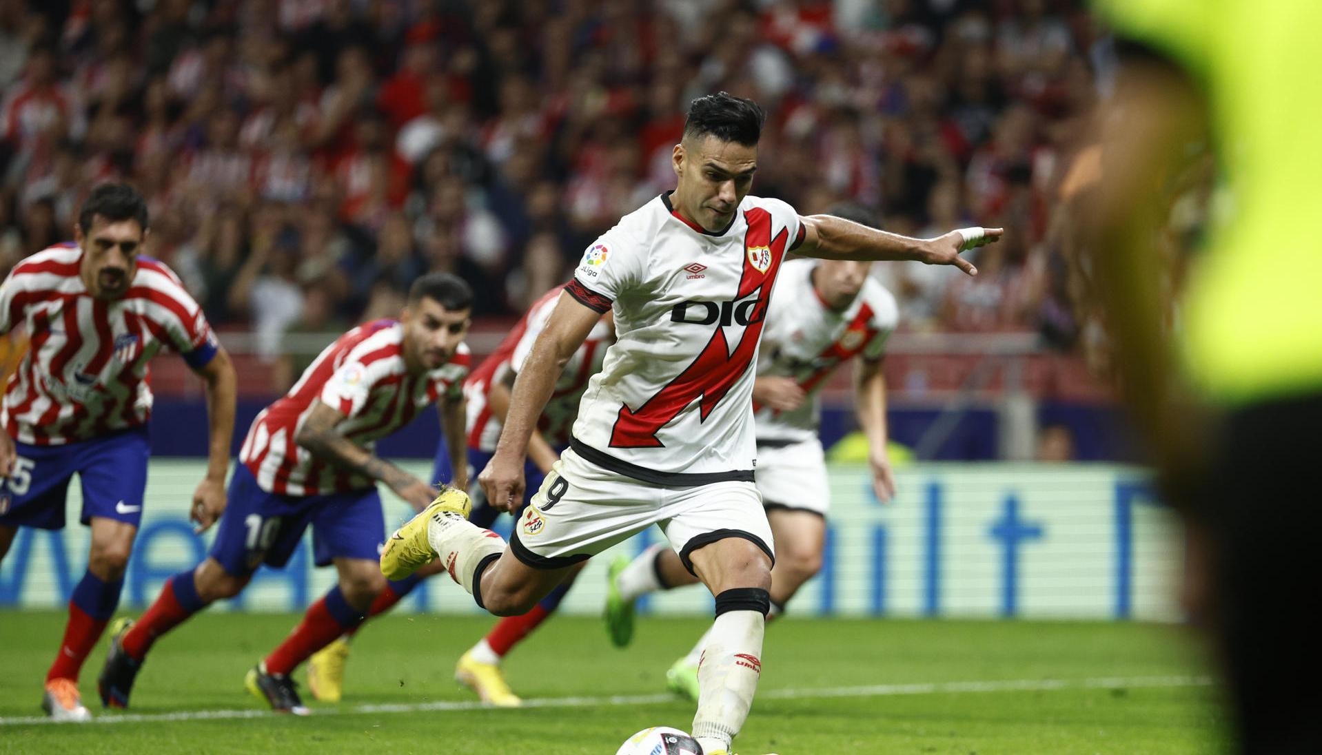 Radamel Falcao, delantero colombiano que milita en el Rayo Vallecano