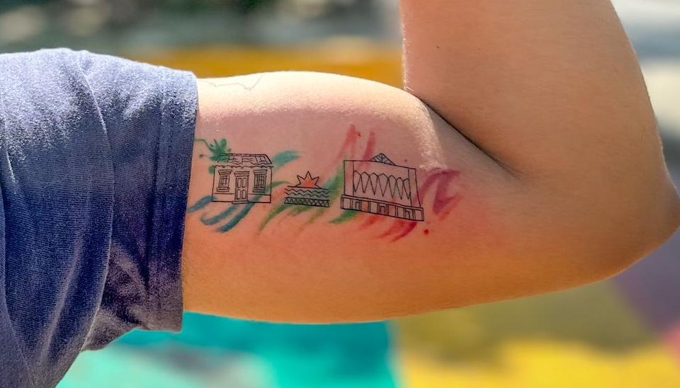 Primer Flashtatto Baqana en el marco del cumpleaños de Barranquilla.