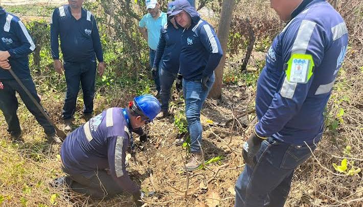 Fraudes e irregularidades que han sido detectados y desconectados de la línea de conducción del acueducto costero.