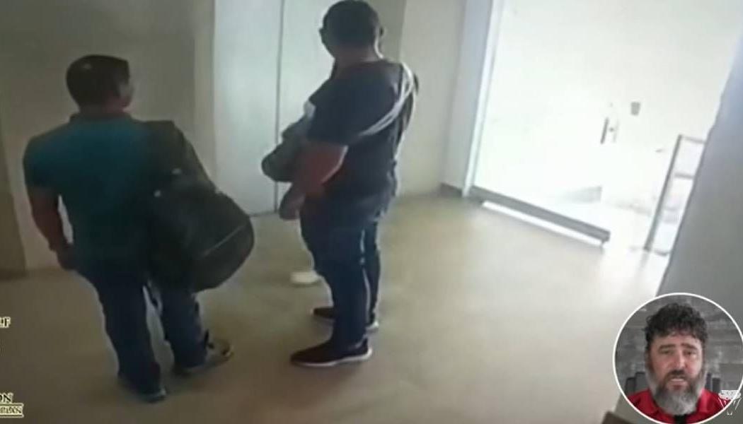 Momento en que ocurrió la balacera. 