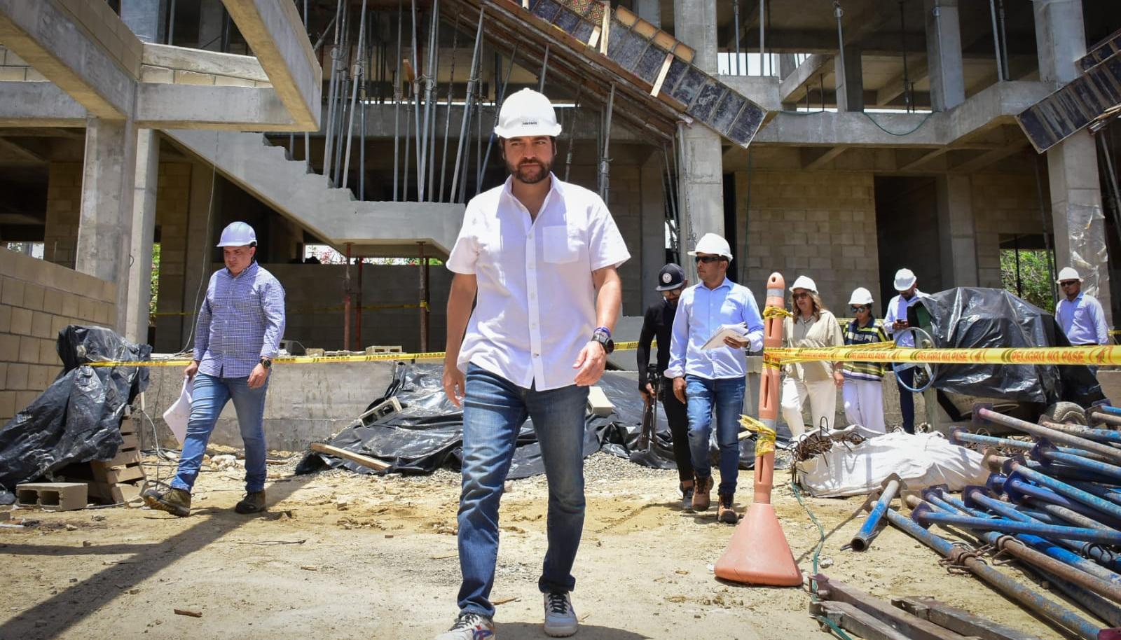 El Alcalde de Barranquilla, Jaime Pumarejo.