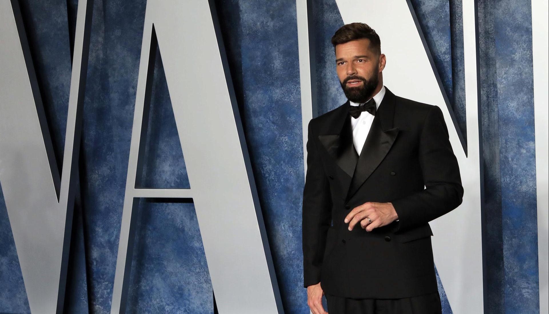 El cantante puertorriqueño Ricky Martin.