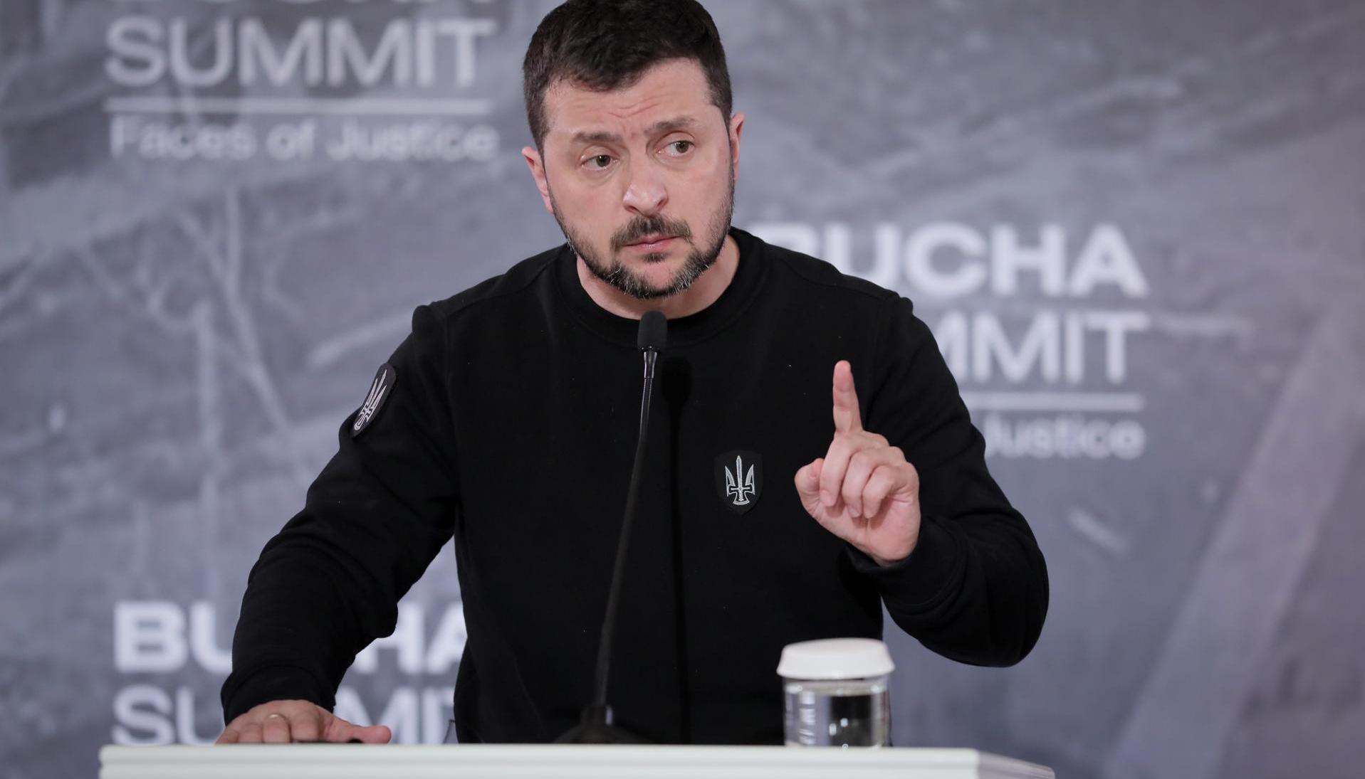 El presidente de Ucrania, Volodímir Zelenski