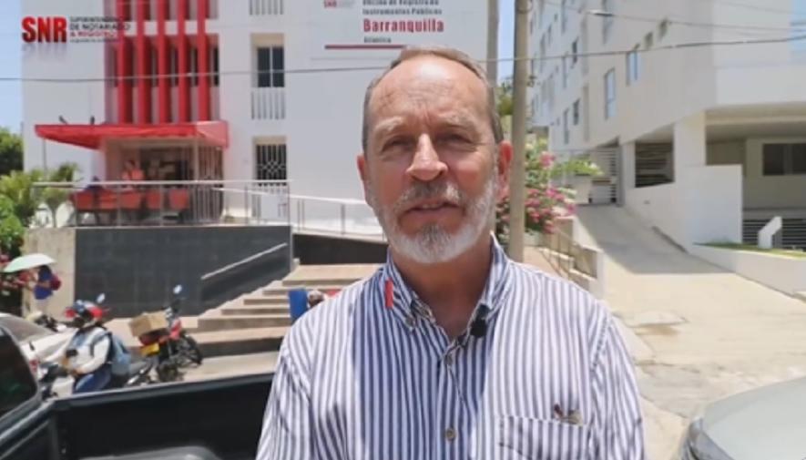 Superintendente Delegado para Registro, Alejandro Larramendy.