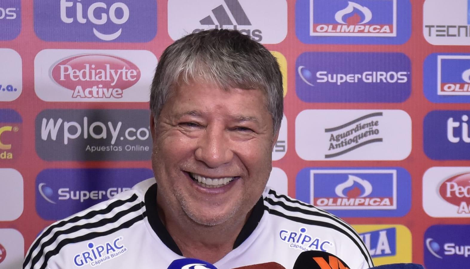Hernán Darío Gómez, director técnico del Junior. 