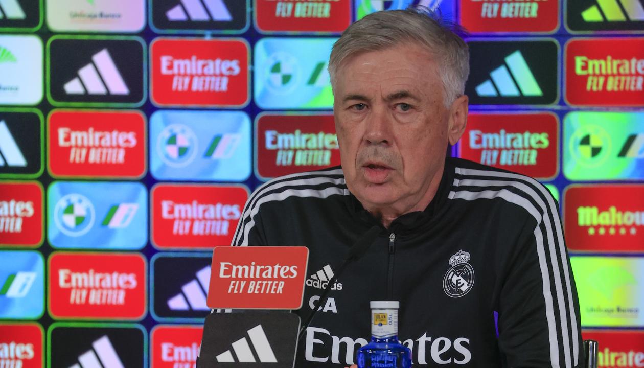 Carlo Ancelotti, técnico del Real Madrid. 