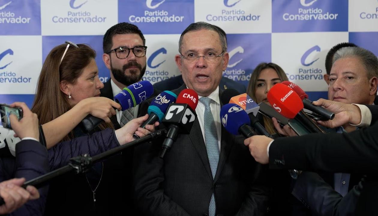 Efraín Cepeda, director del Partido Conservador.
