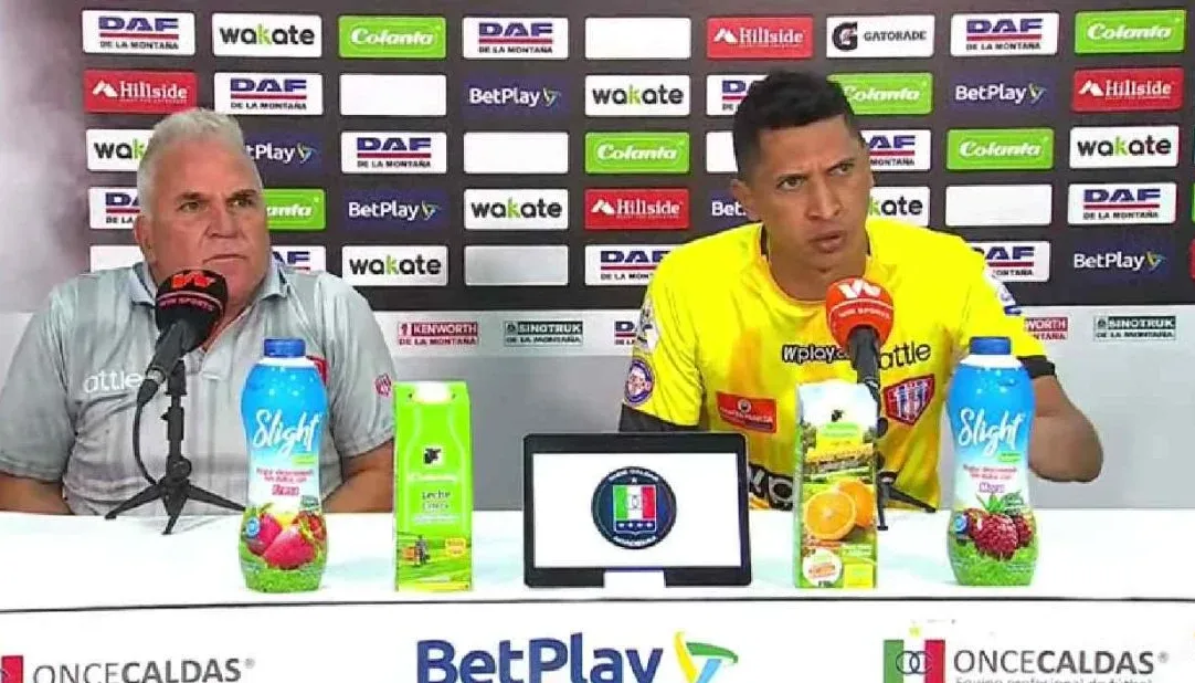Claudio Rodríguez y Ramiro Sánchez durante la rueda de prensa. 