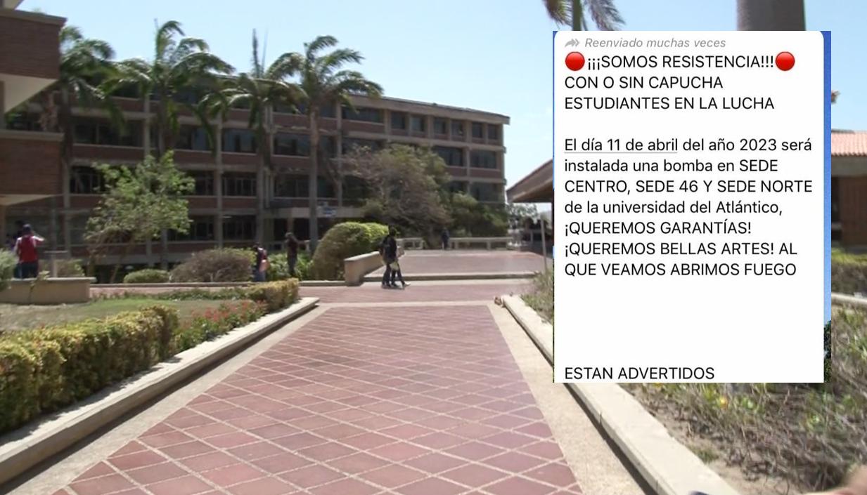 Universidad del Atlántico y amenazas
