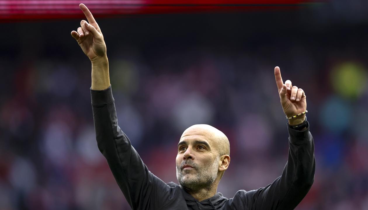 Pep Guardiola, entrenador del Manchester City. 