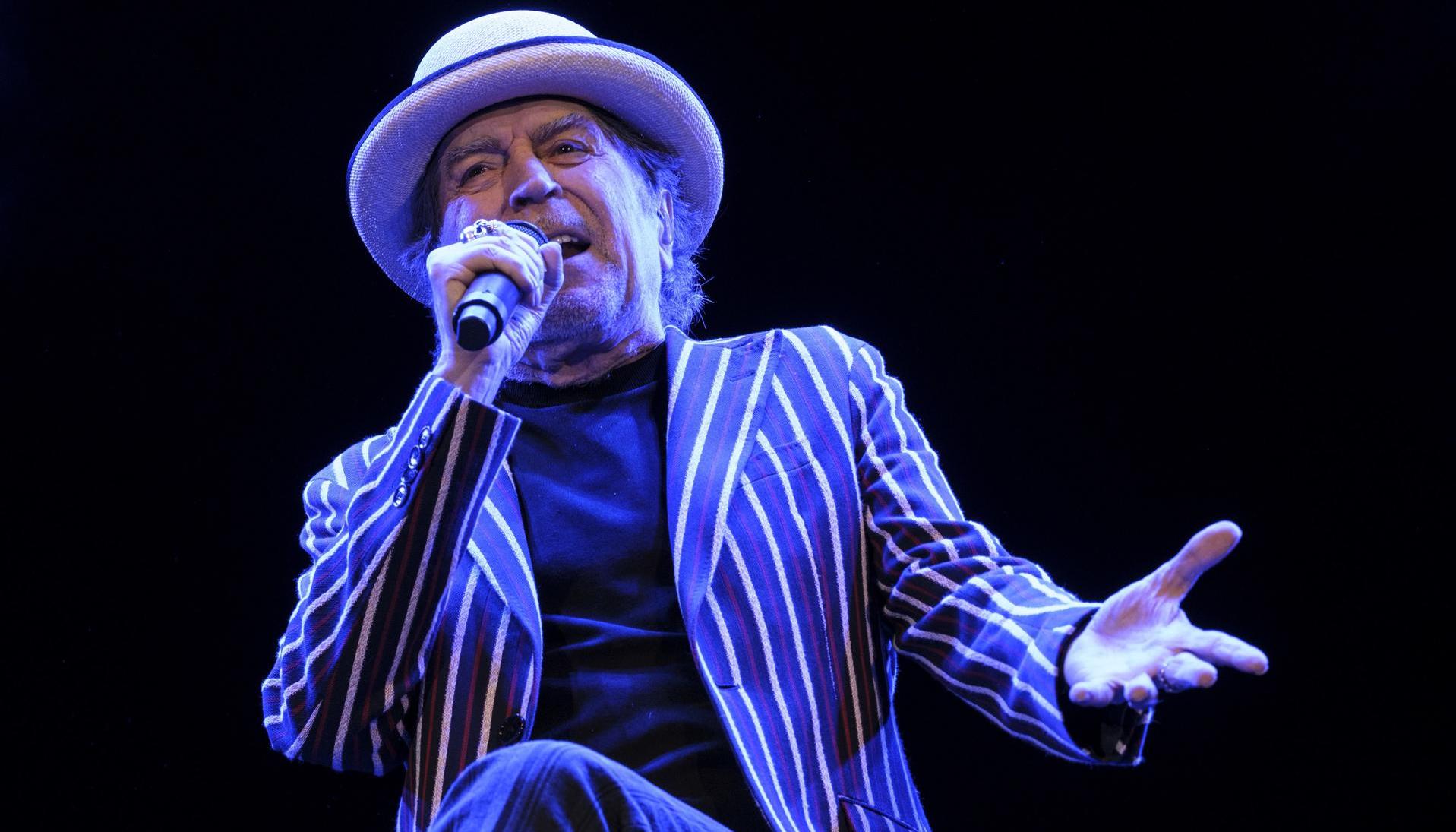 Joaquin Sabina, en su presentación en Islas Canarias