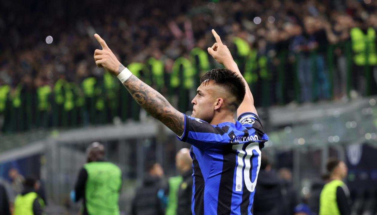El argentino Lautaro Martínez marcó el segundo gol del Inter de Milán.