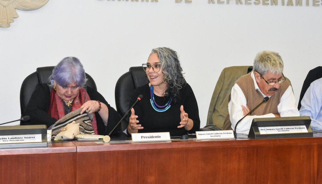 María José Pizarro (centro), senadora del Pacto Histórico.