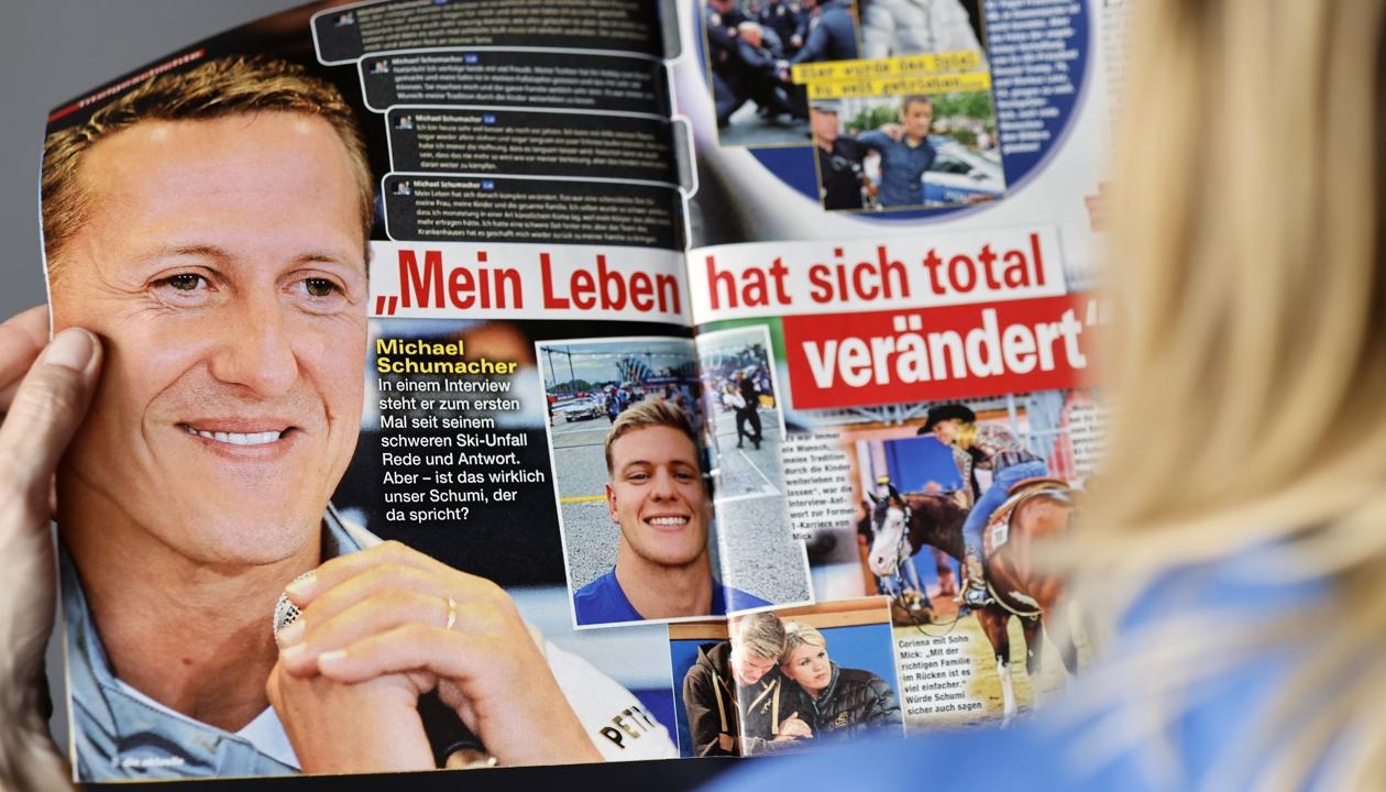 Las respuestas de Schumacher en la entrevista fueron generadas por un sistema de inteligencia artificial.
