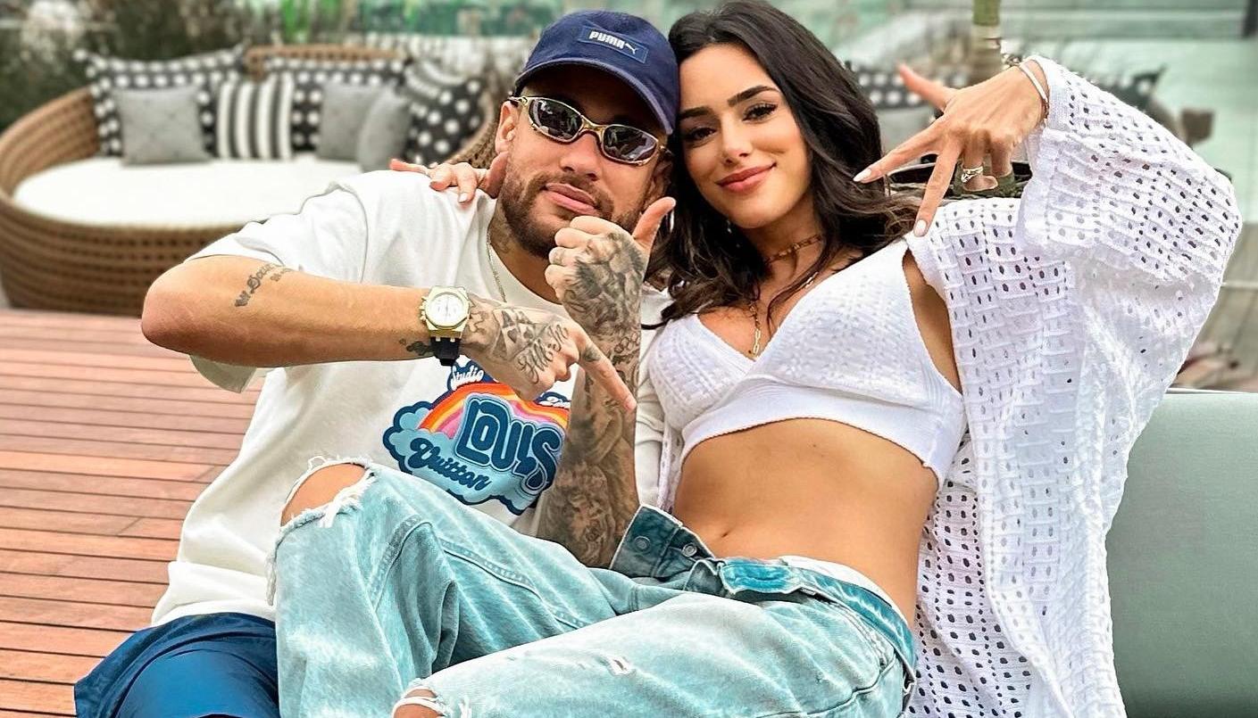 Neymar y la modelo y empresaria Bruna Biancardi.