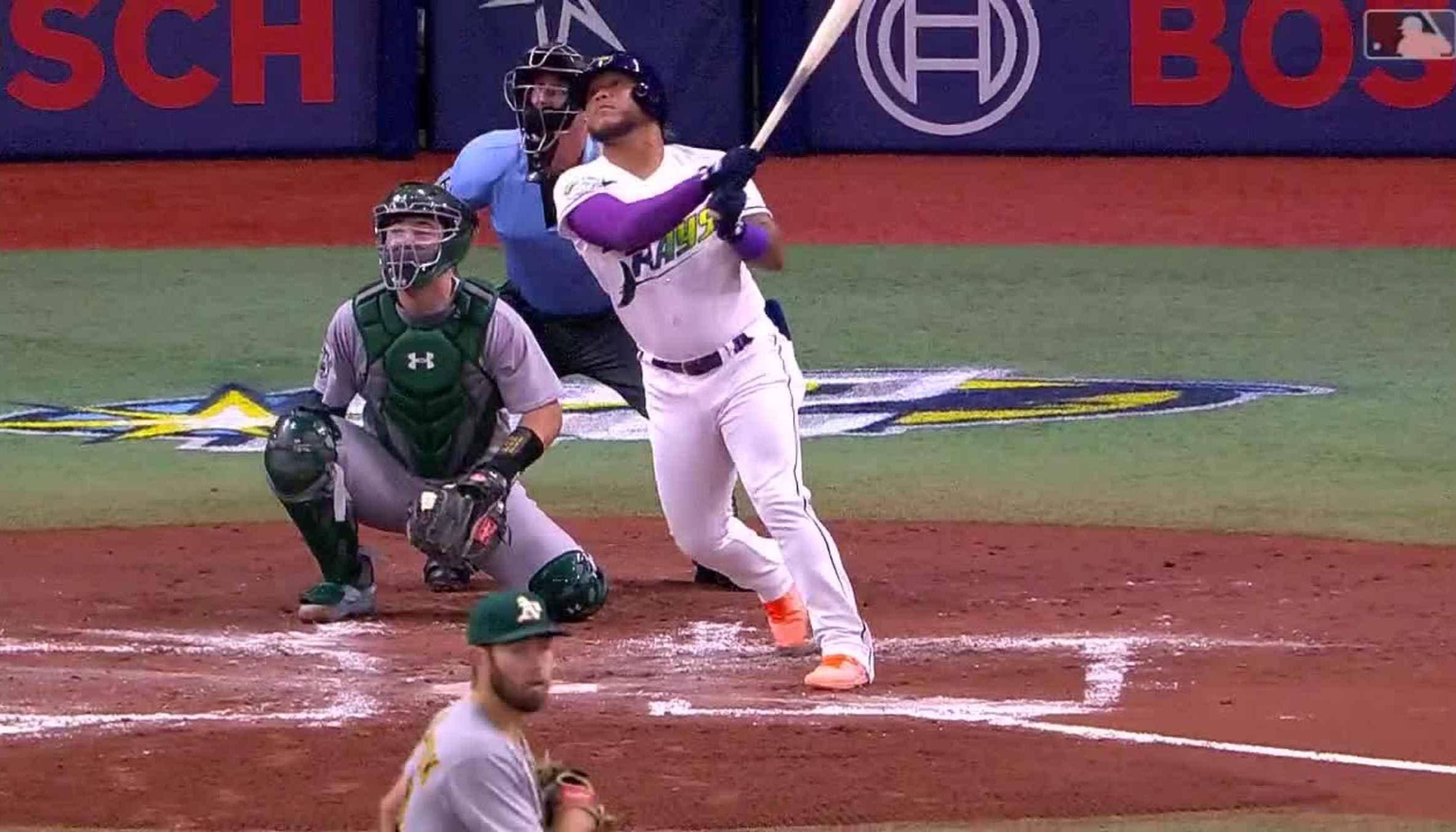 Harold Ramírez bateó su segundo jonrón de la temporada.