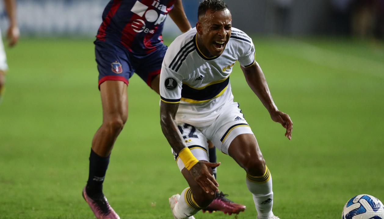 Sebastián Villa, jugador colombiano de Boca Juniors. 