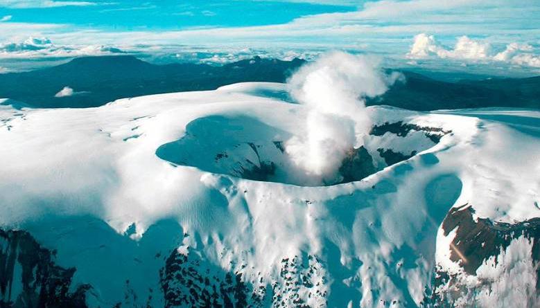 Volcán Nevado del Ruiz.