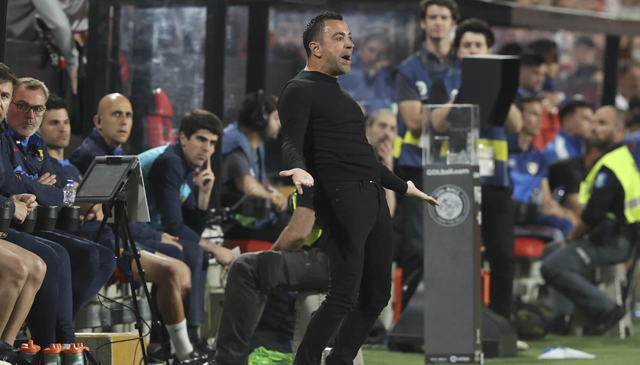 Xavi Hernández está muy cerca de ganar su primer título liguero como entrenador del Barcelona.