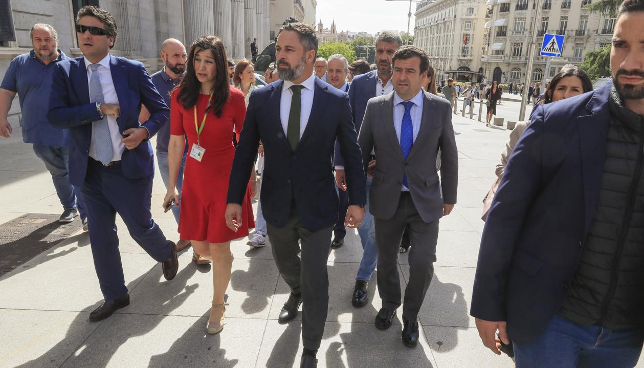 El líder de la formación de ultraderecha española Vox, Santiago Abascal.