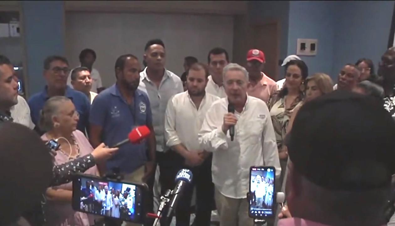 Álvaro Uribe Vélez, director del Centro Democrático.